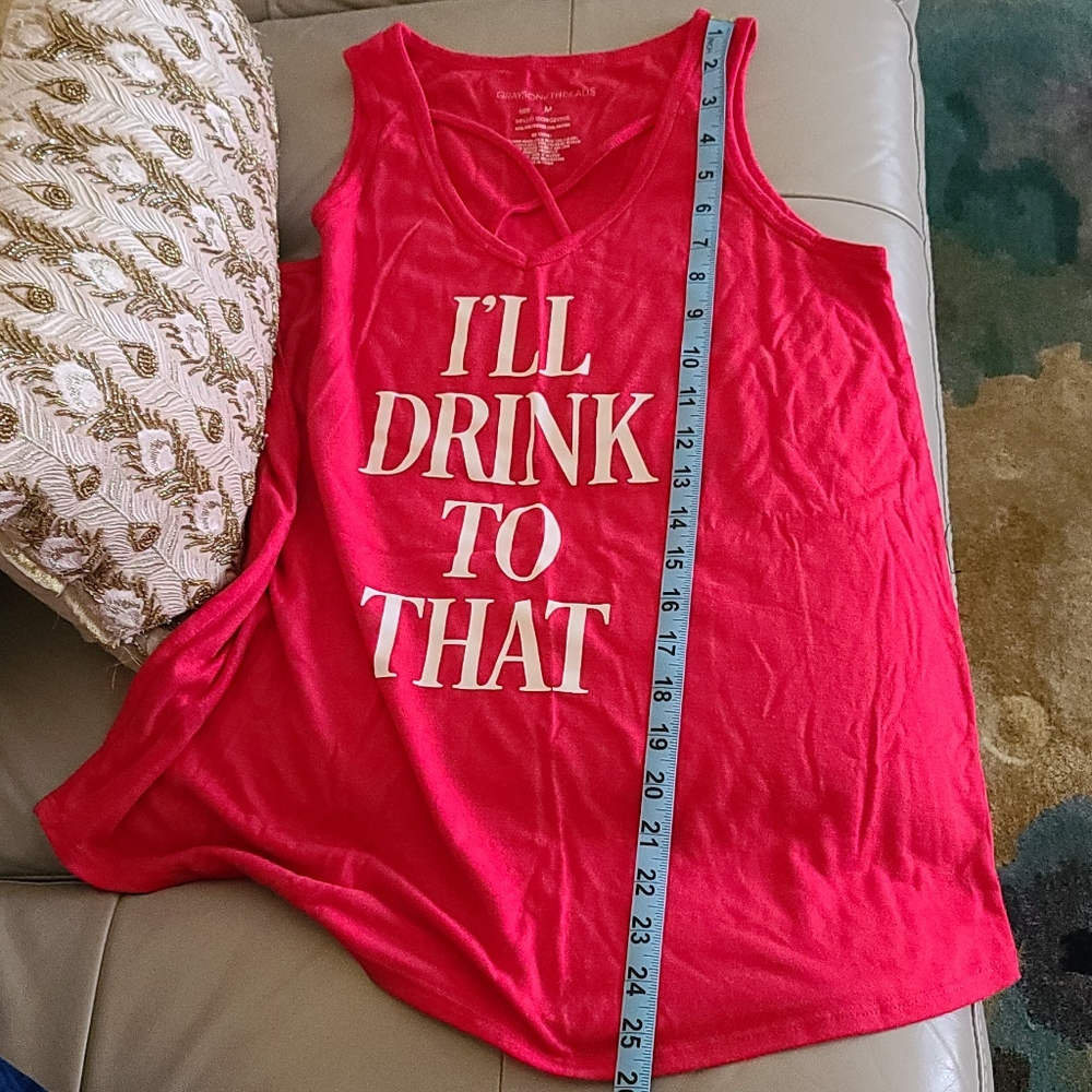 Red Tank Top - Picture 4 of 4